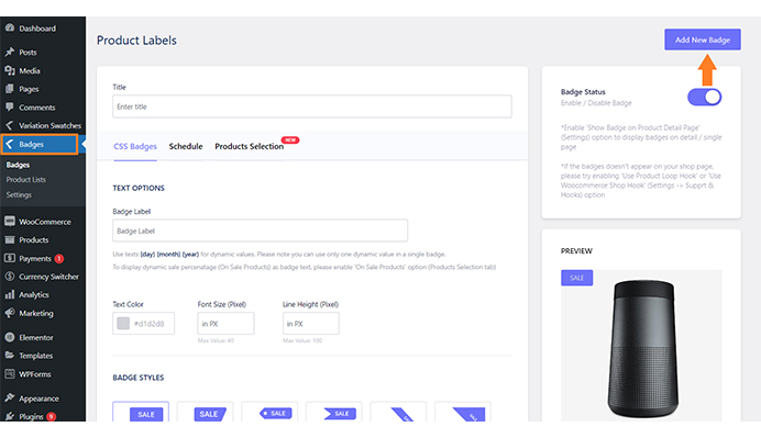  Configuring labels to match your preferences and brand identity