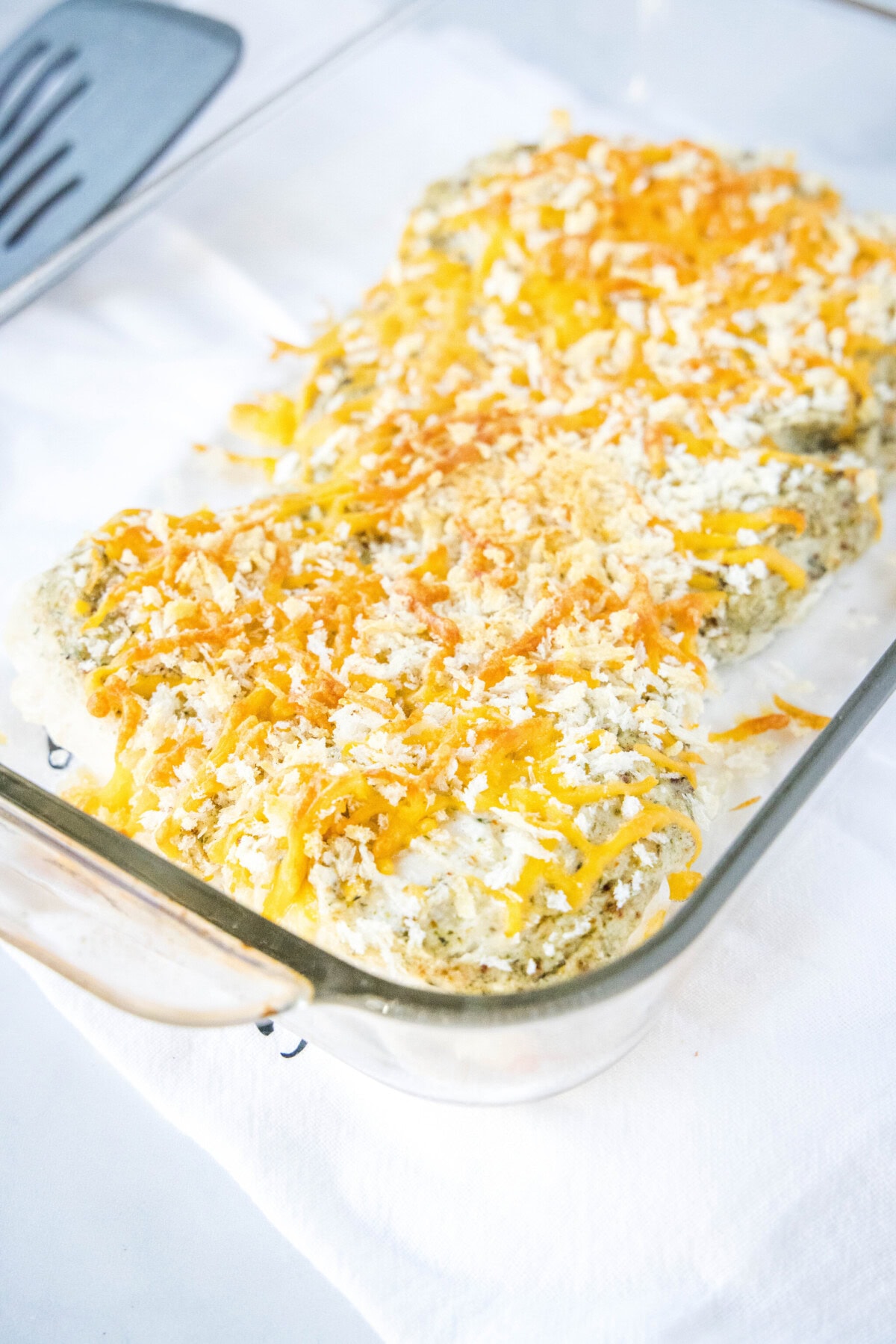 baked ranch chicken in pan
