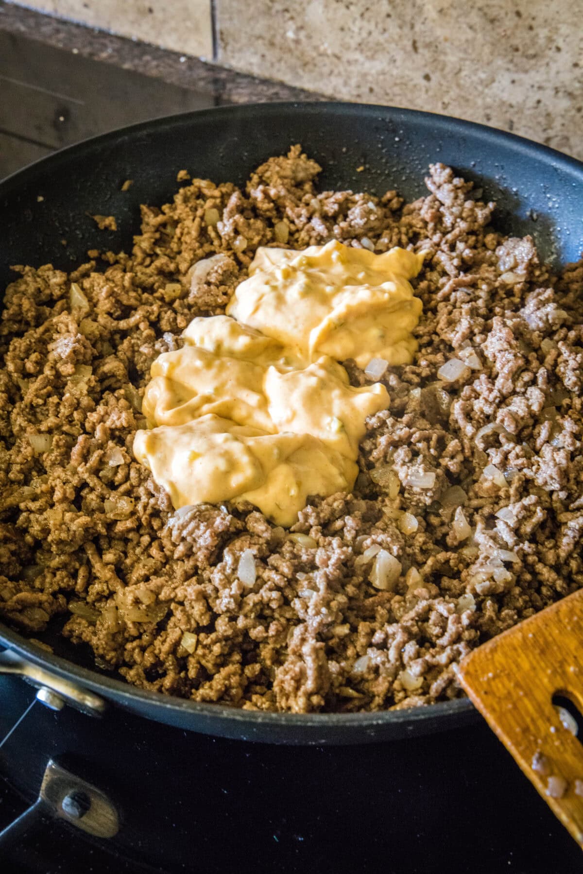 adding big mac sauce to ground beef