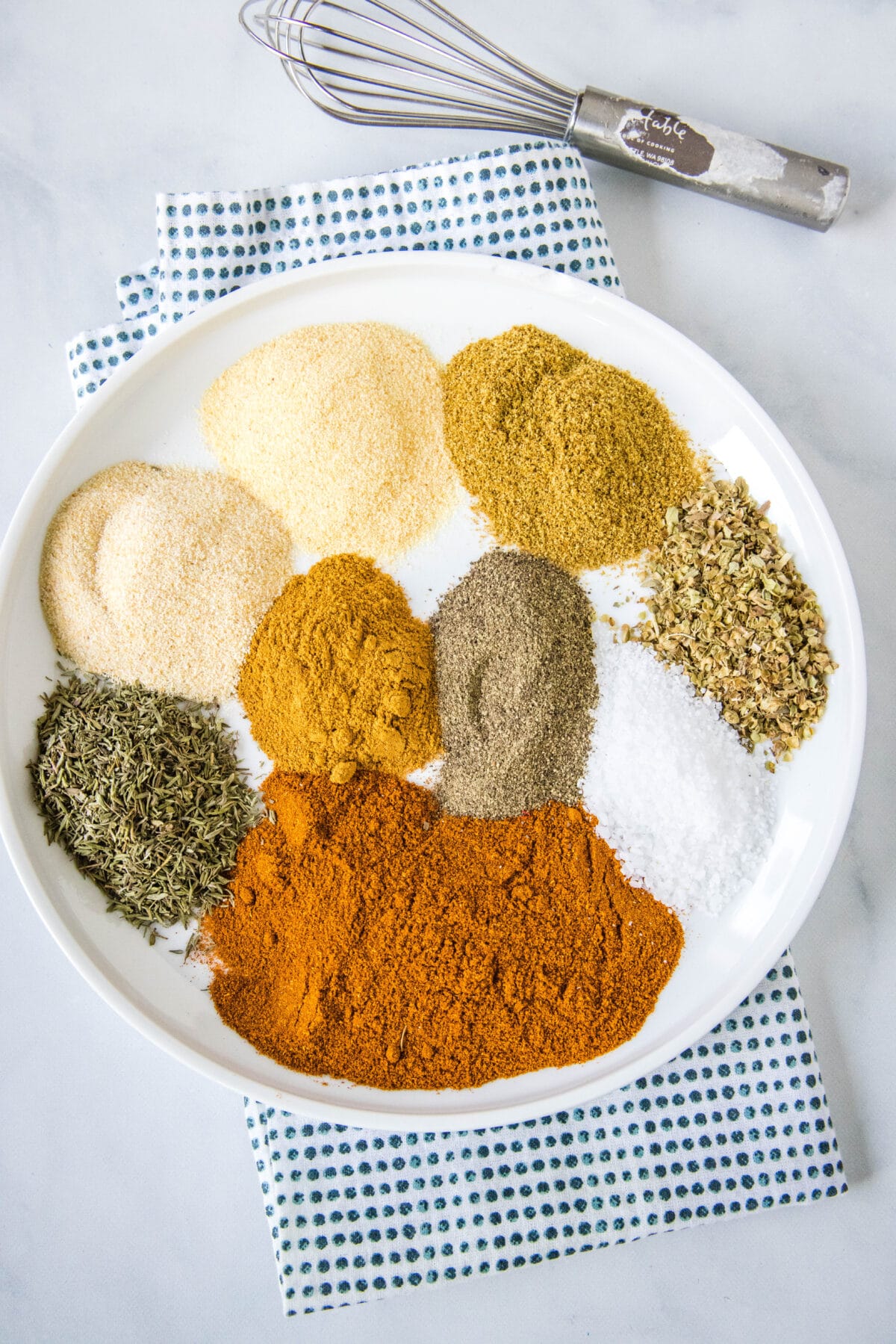 blackened seasoning spices on a plate