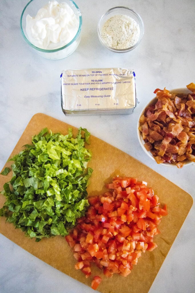 blt dip ingredients