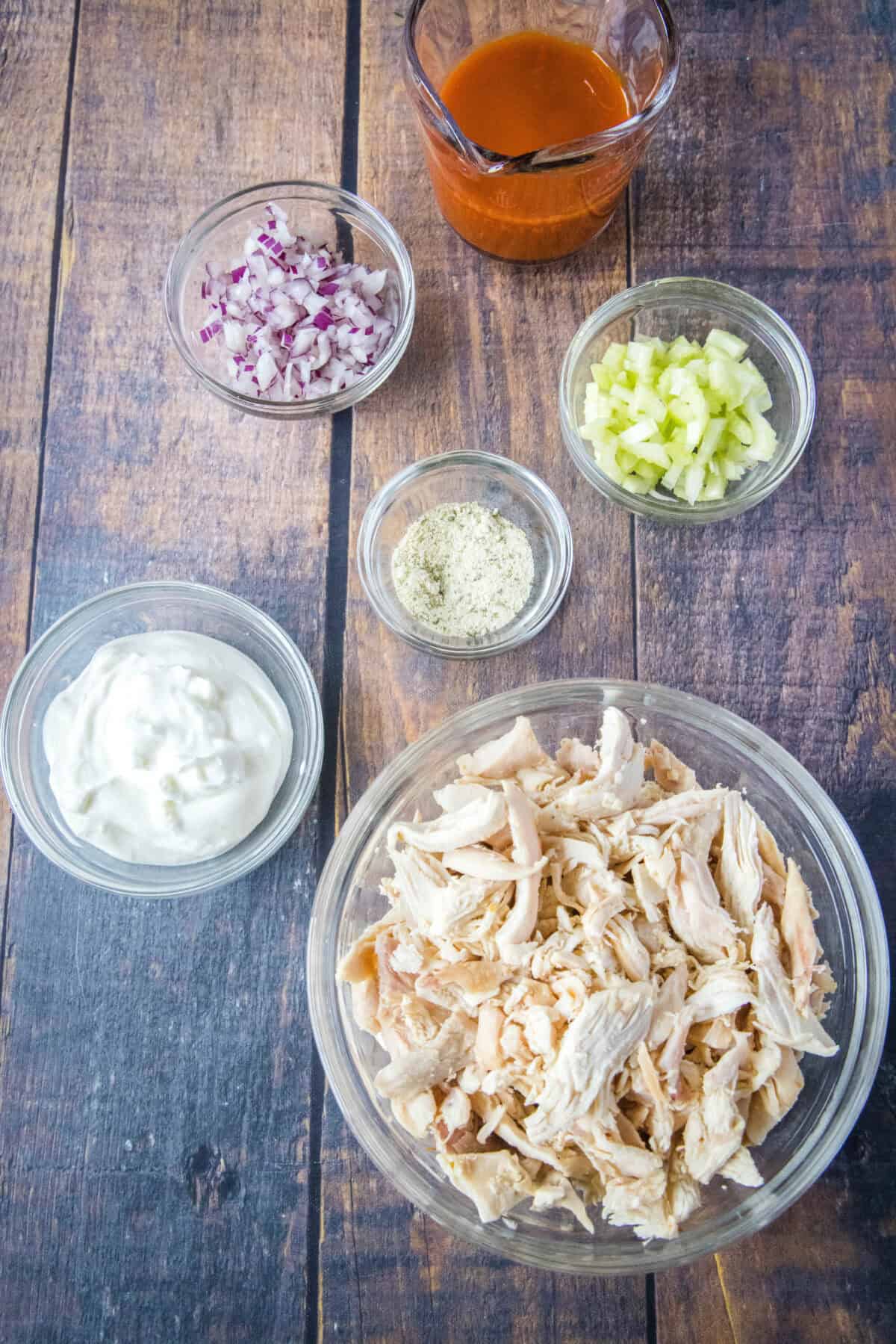 buffalo chicken salad ingredients