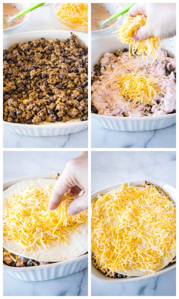 burrito casserole how to collage