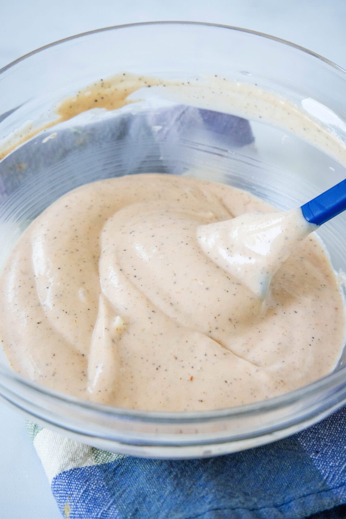 canes sauce mixed together in a bowl