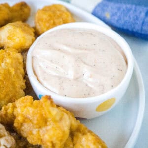 canes sauce in a bowl