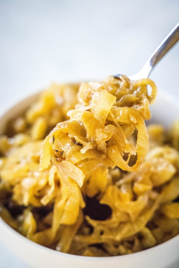 caramelized onions in a bowl