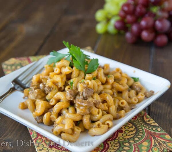 Cheeseburger Macaroni Skillet - a dinner the whole family will love, ready in just 20 minutes