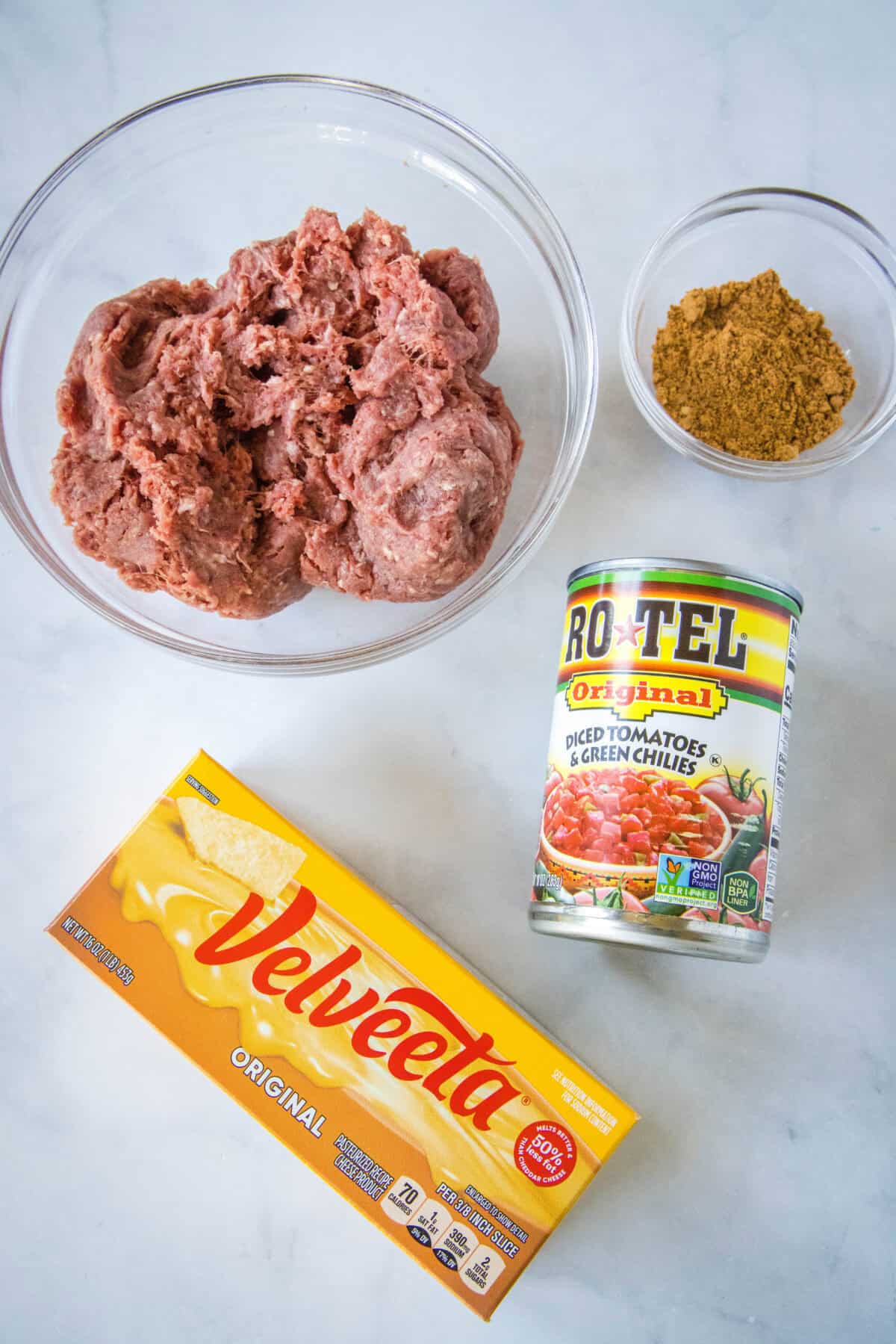 cheesy rotel dip ingredients