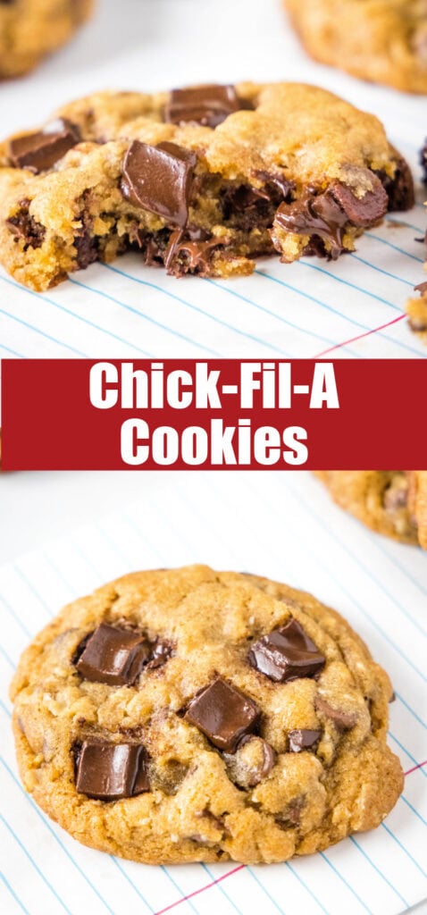 close up copycat chick fil a cookies