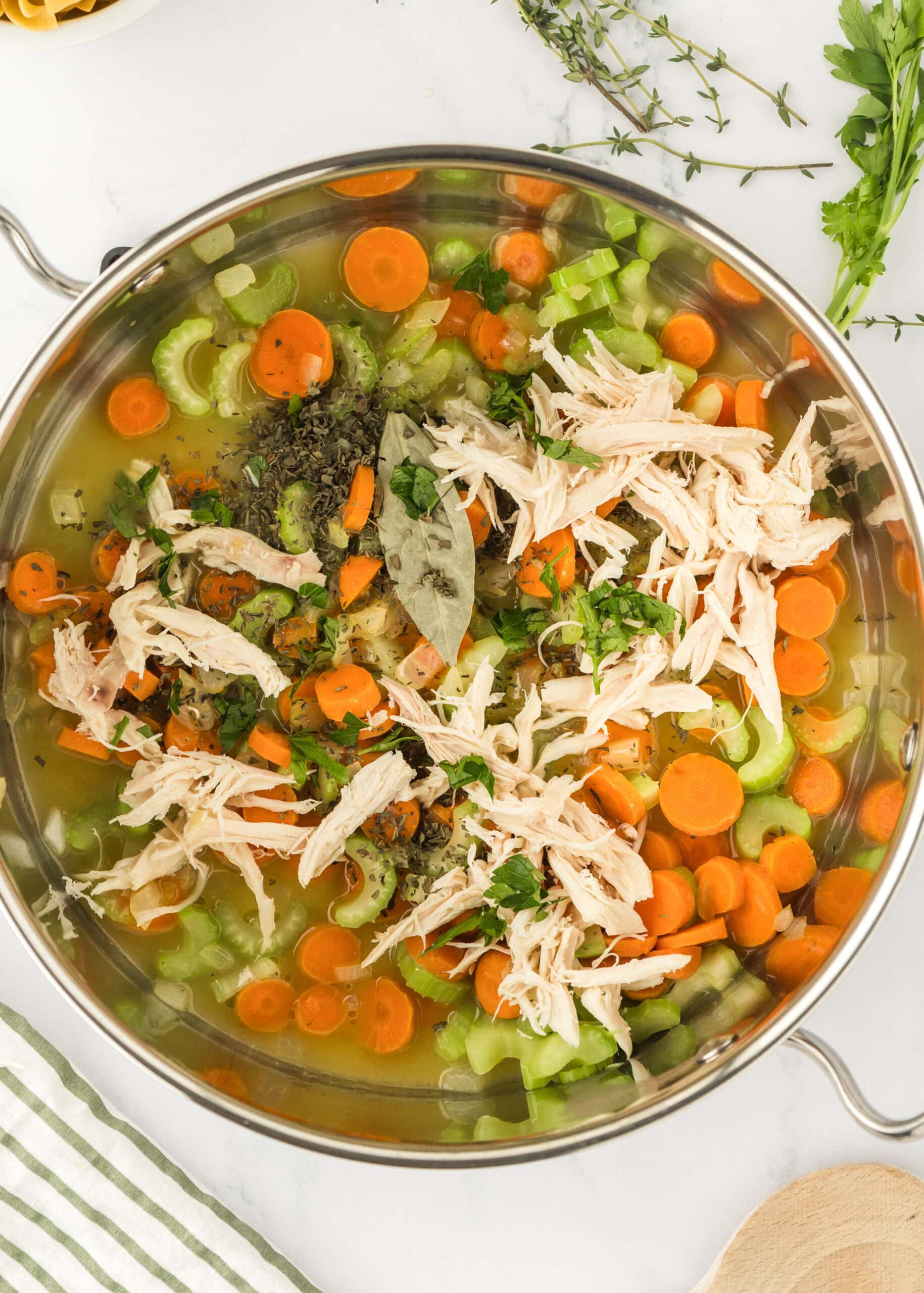 chicken noodle soup ingredients