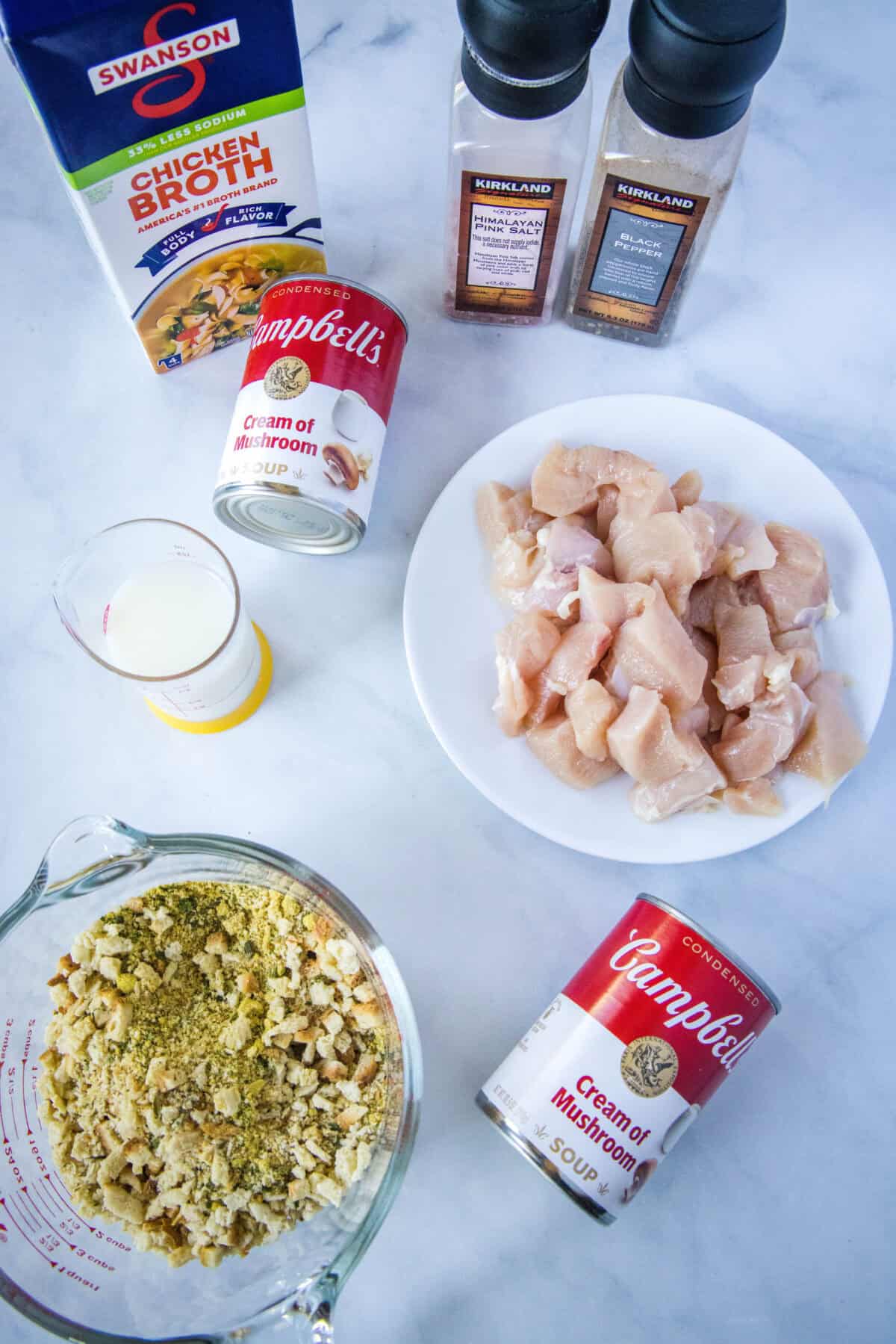 chicken stuffing casserole ingredients