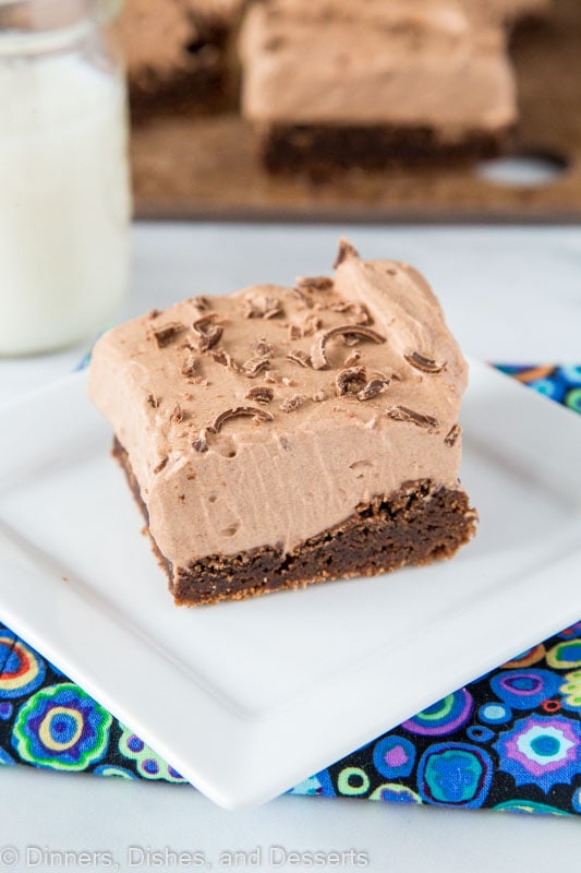 Moonies - chocolate mousse brownies
