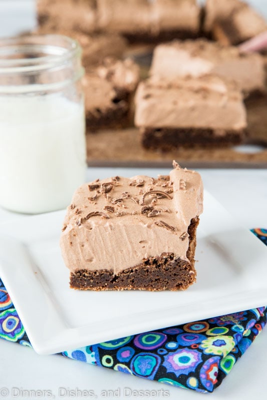 Moonies - slice on a white plate