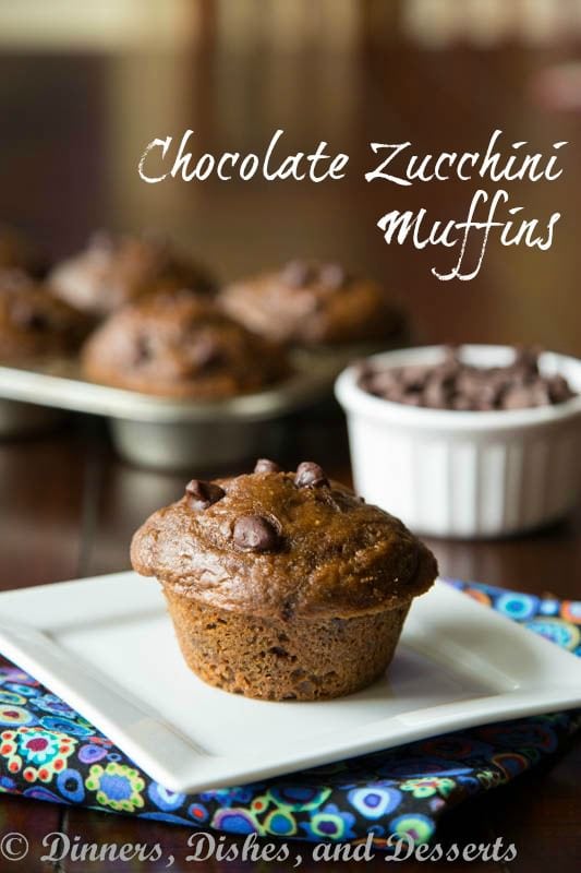 Chocolate Zucchini Muffins