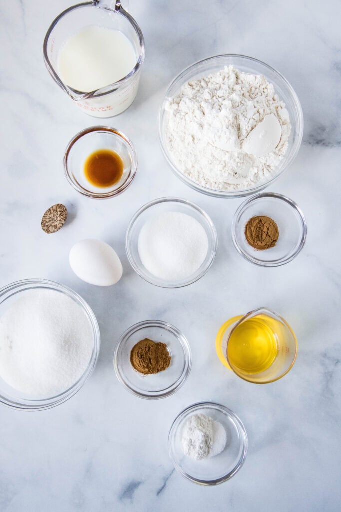 cinnamon muffin ingredients
