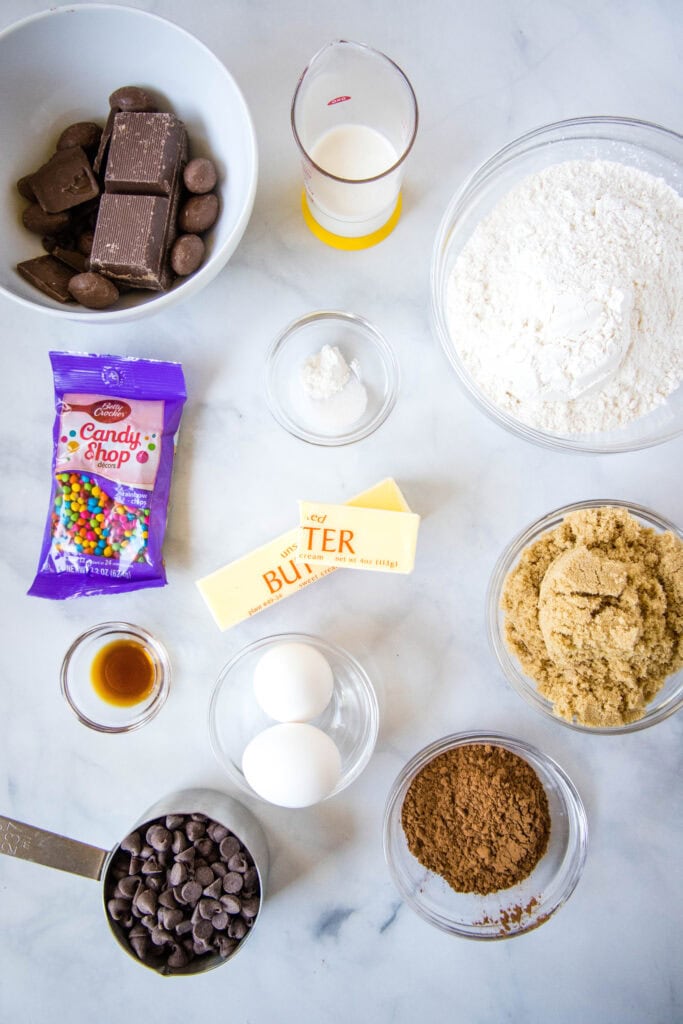 cosmic brownie cookie ingredients