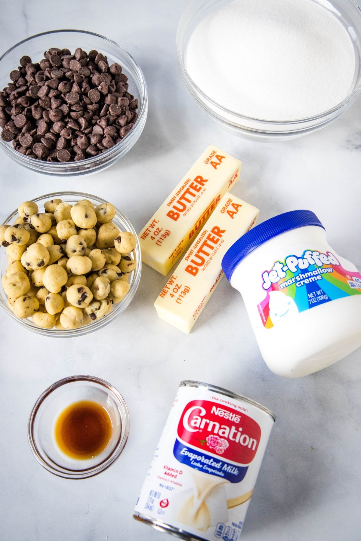 cookie dough fudge ingredients