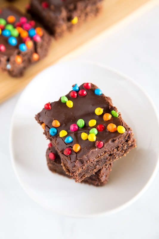 Little Debbie Cosmic Brownies made at home