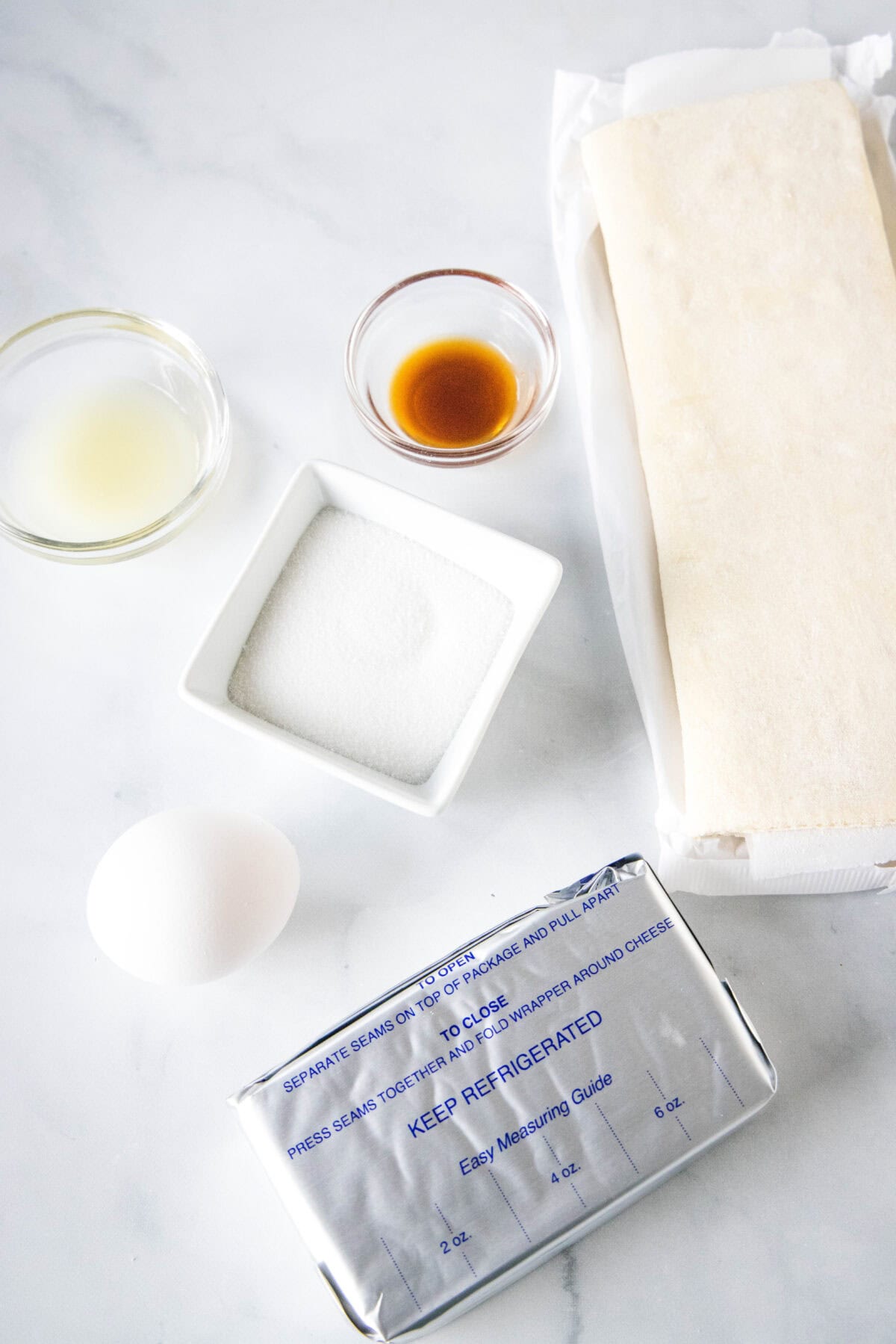 cream cheese danish ingredients