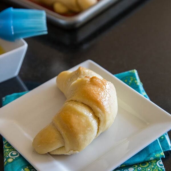 Crescent Rolls - Soft, buttery, and flaky homemade crescent rolls are perfect for homemade soup, stews, and chili on a cold night.  
