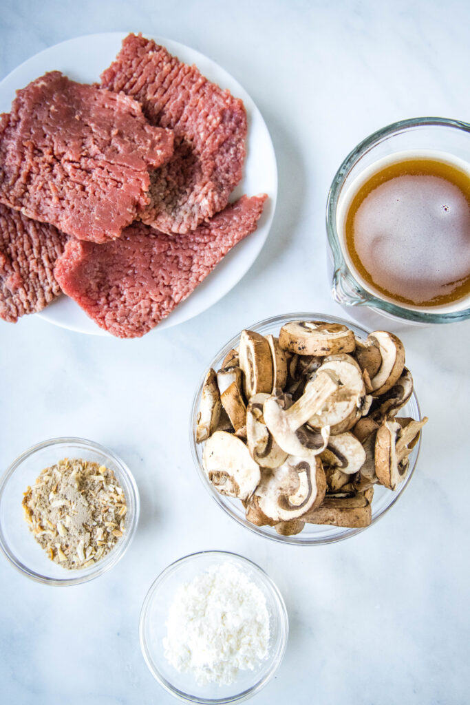 crockpot cube steak ingredients