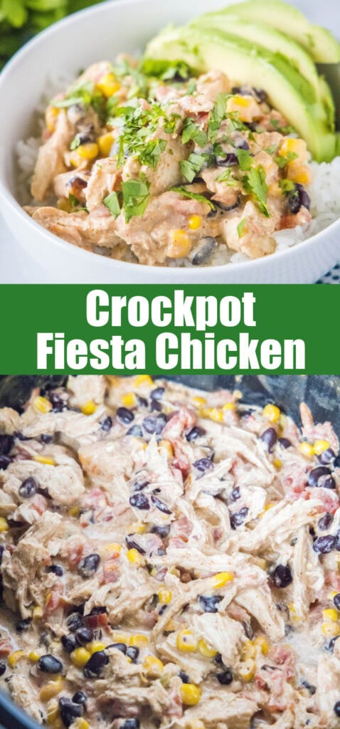 close up fiesta chicken for pinterest