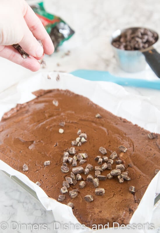 easy microwave fudge in proccess