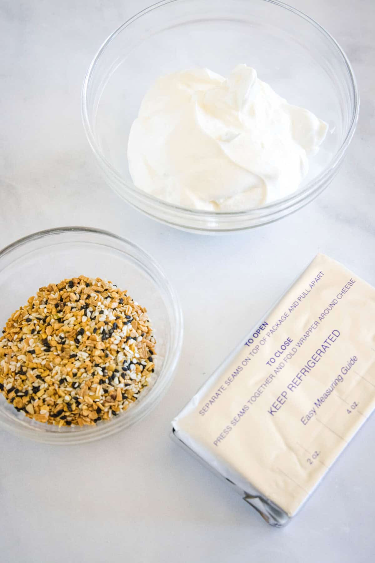 everything bagel dip ingredients
