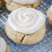 cropped closeup churro cookie