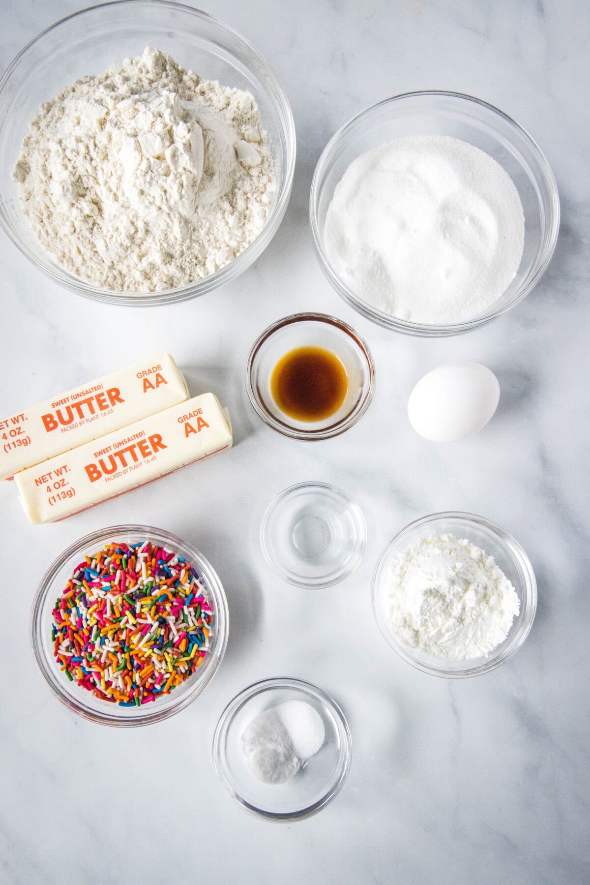 funfetti cookie ingredients