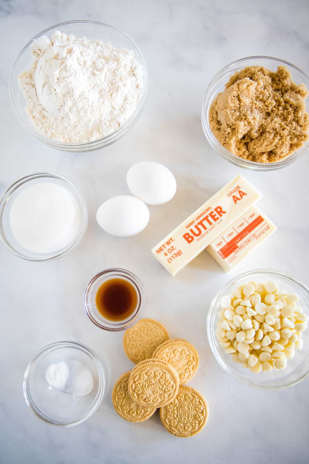 golden oreo blondie ingredients