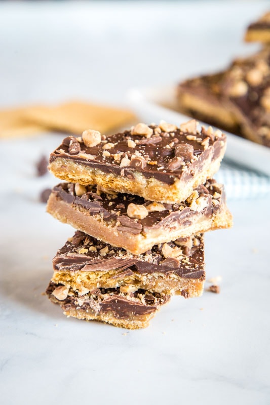 Graham Cracker Toffee is also known as Christmas Crack and is a classic holiday treat