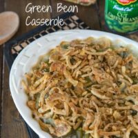 Green Bean Casserole - a holiday favorite minus the canned soup!