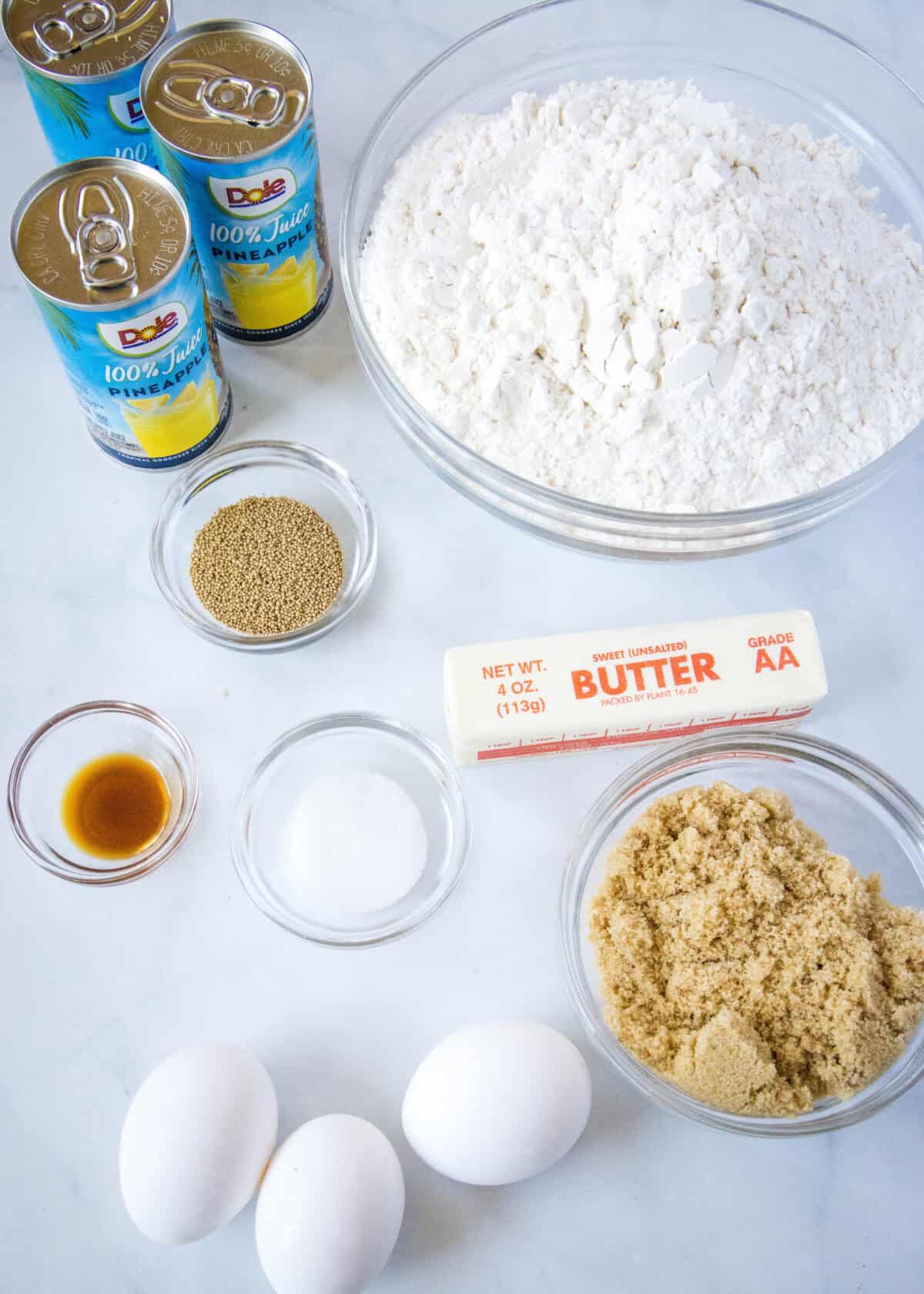 hawaiian roll ingredients