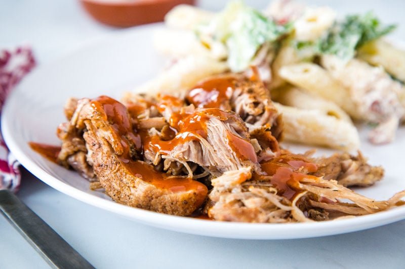 Instant Pot Country Style Ribs - make super tender, flavorful and juicy pork with just a simple dry rub and the Instant Pot.  Top with your favorite barbecue sauce for and over the top delicious dinner!