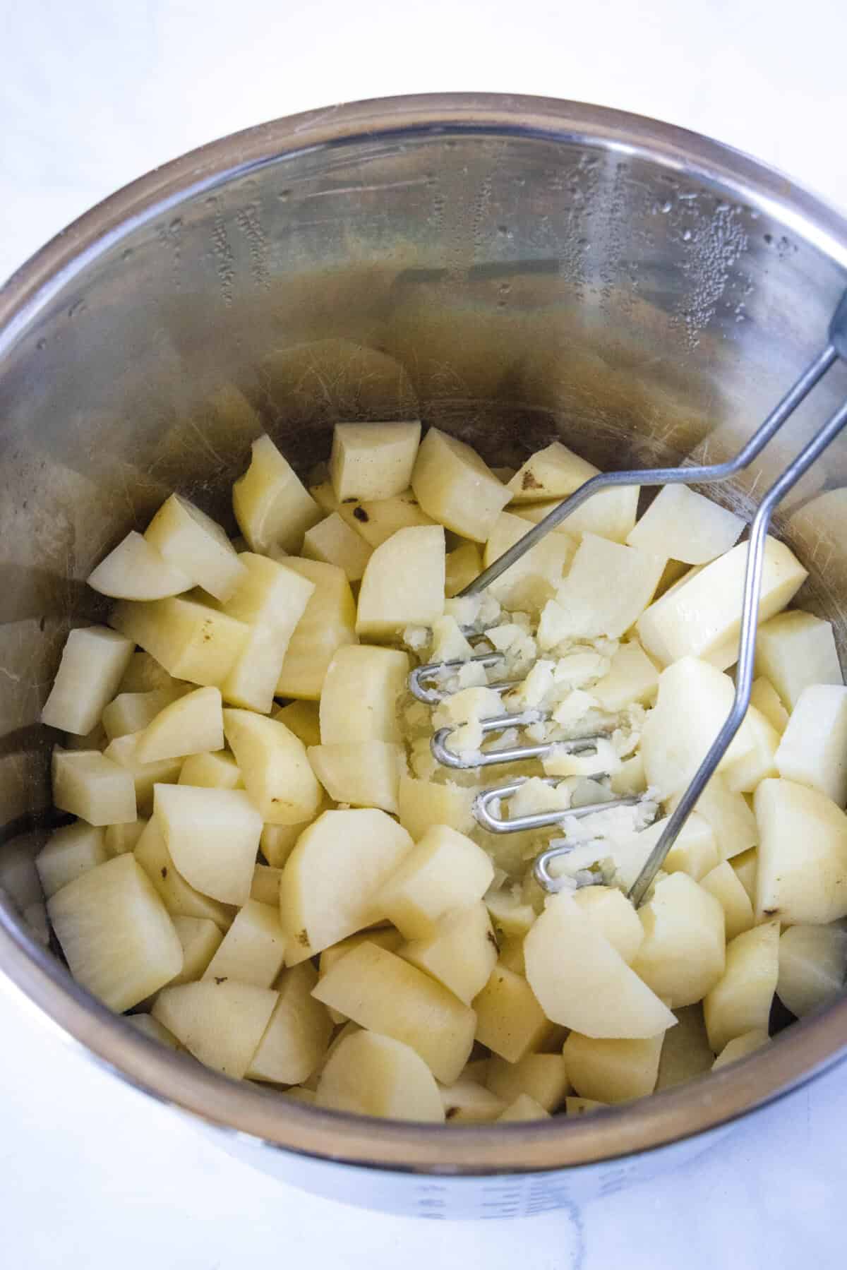 mashing potatoes in instant pot