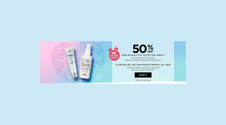 IT Cosmetics Banner Ad