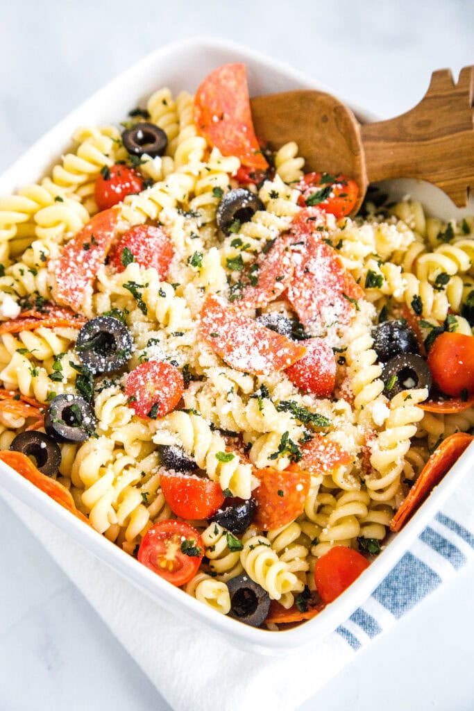 zesty italian pasta salad