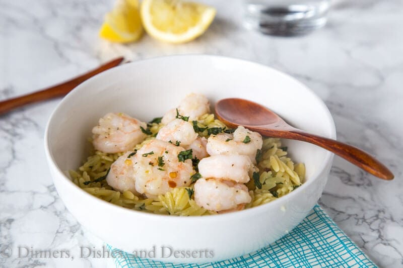 lemon pepper shrimp in a bowl