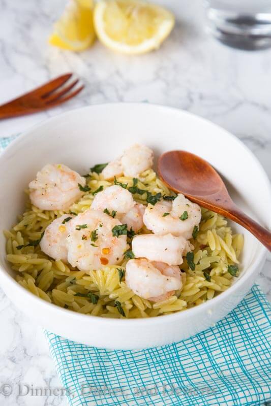 lemon pepper shrimp in a bowl