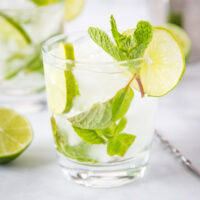 Mojito Margarita - The perfect combination of two of your favorite cocktails!  This is a blend of a classic mojito and a classic margarita for a delicious and refreshing Mojito-rita!
