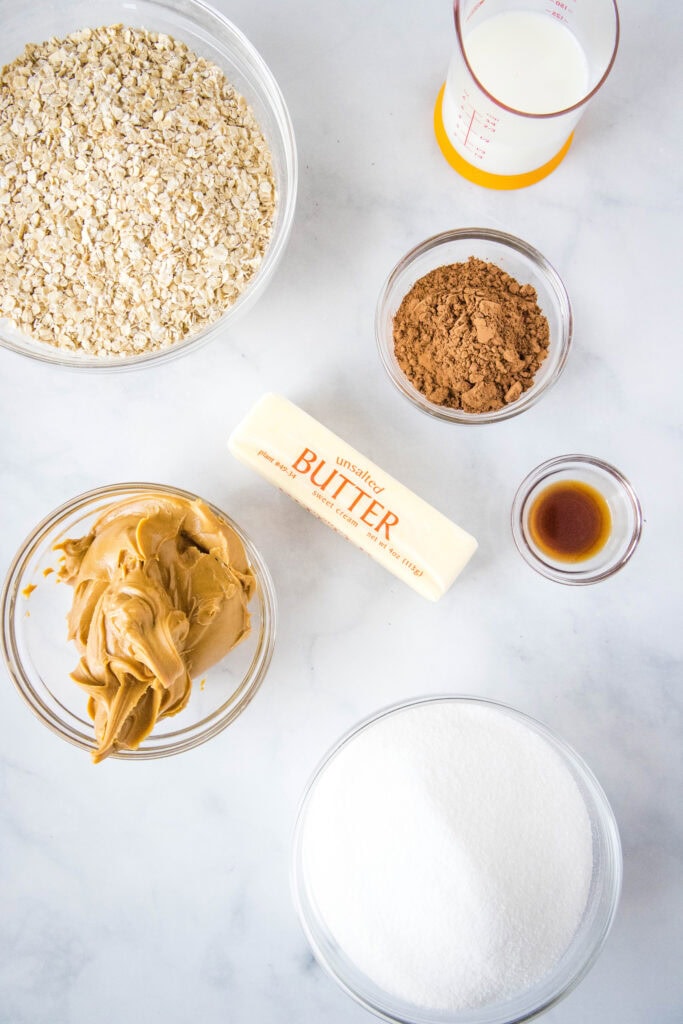 no bake cookies ingredients