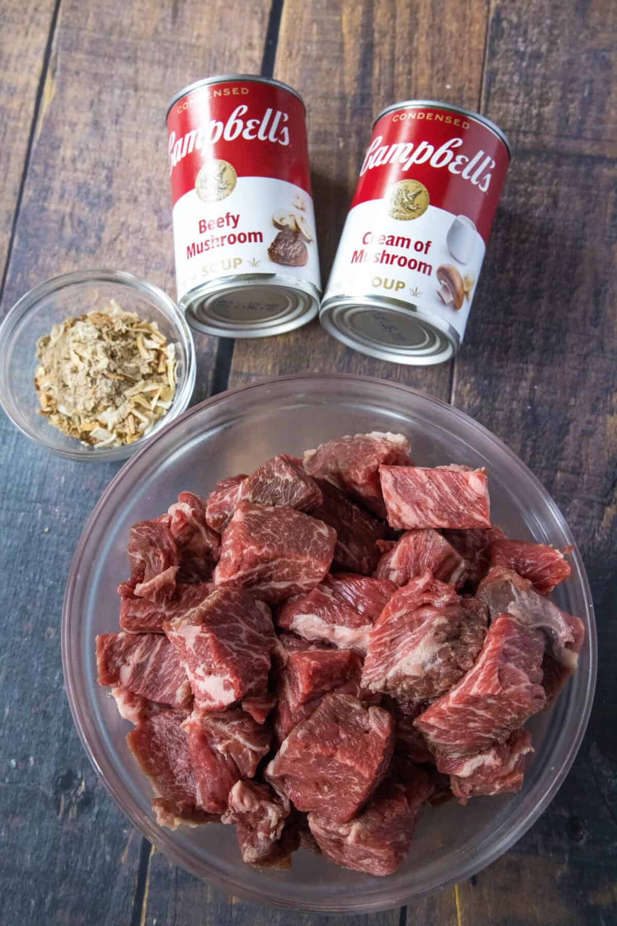 no peek beef tips ingredients