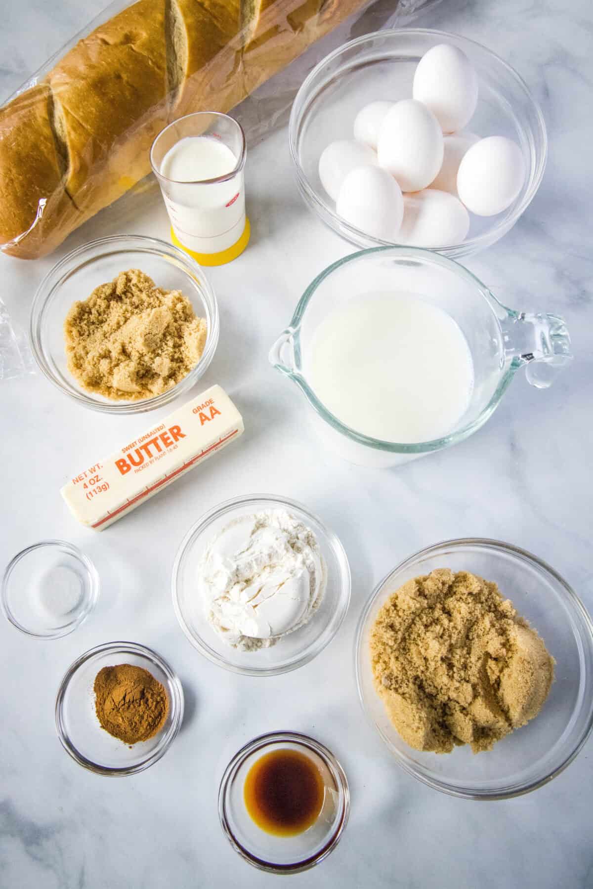 overnight french toast casserole ingredients