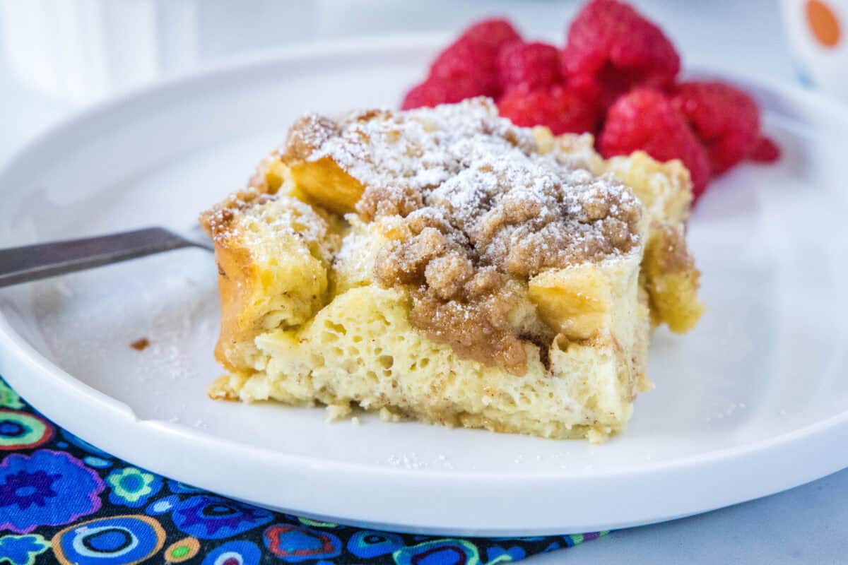This Overnight French Toast Casserole is rich, sweet, and perfectly fluffy with a golden, cinnamon-sugar topping. Prepped the night before for an easy, crowd-pleasing breakfast!