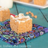 Peanut Butter Butterscotch Krispie Treats