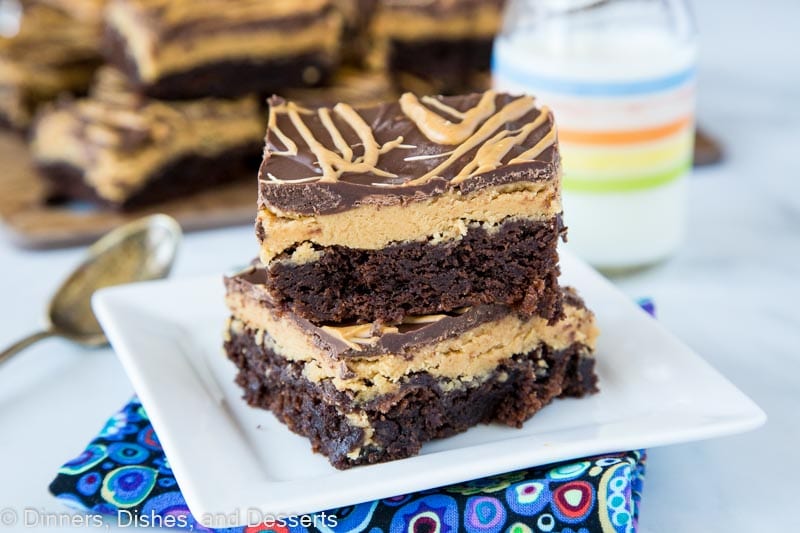 Peanut Butter Cookie Dough Brownies