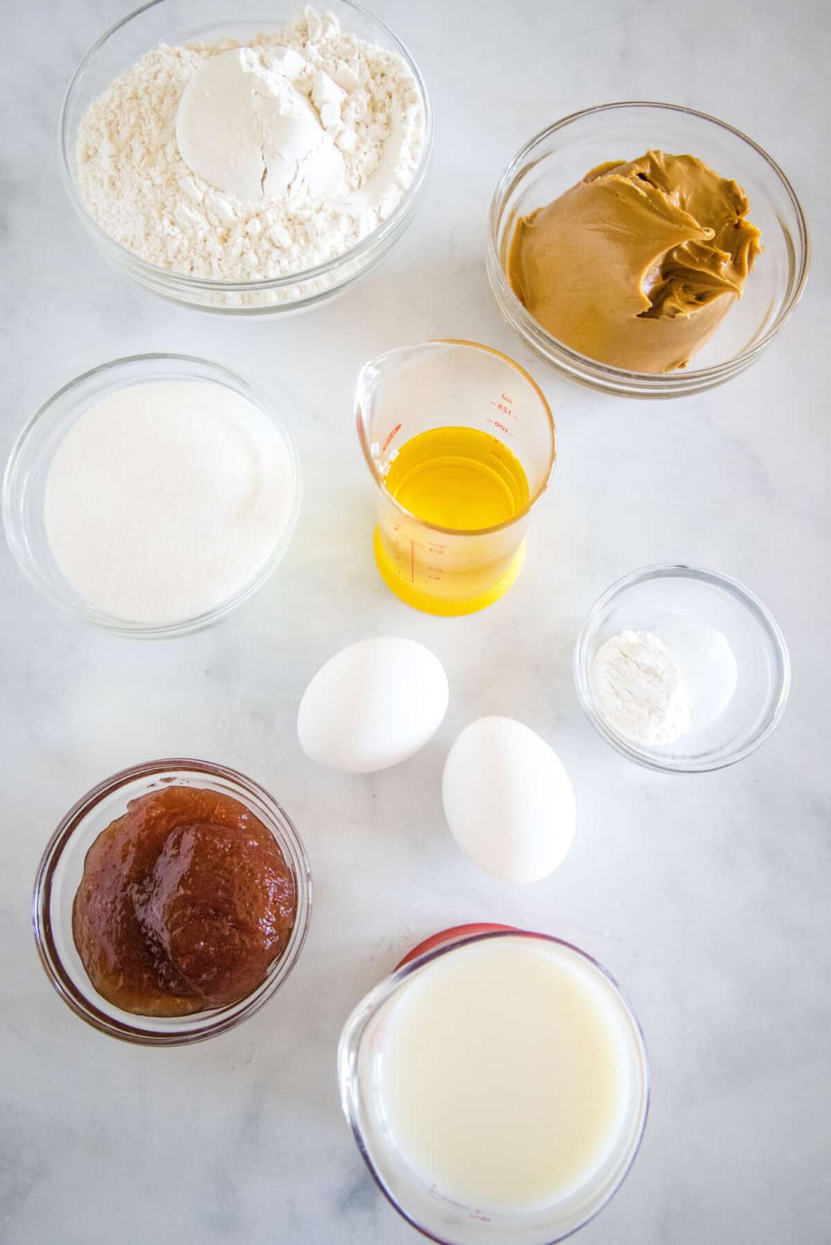 peanut butter and jelly muffin ingredients