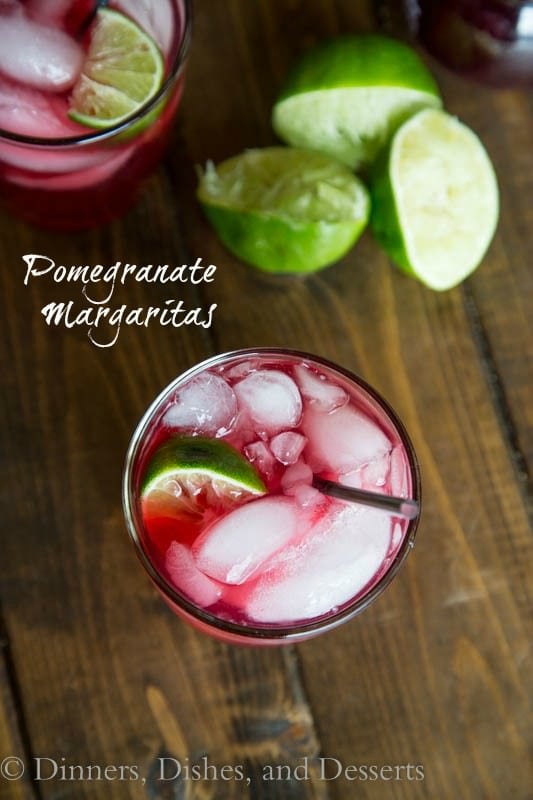 Pomegranate Margaritas #ChristmasWeek