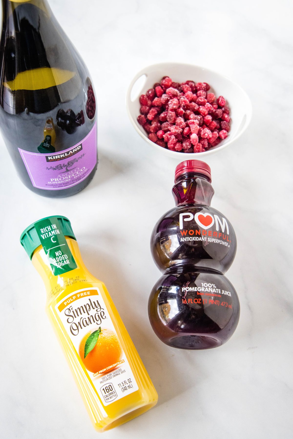 pomegranate mimosa ingredients